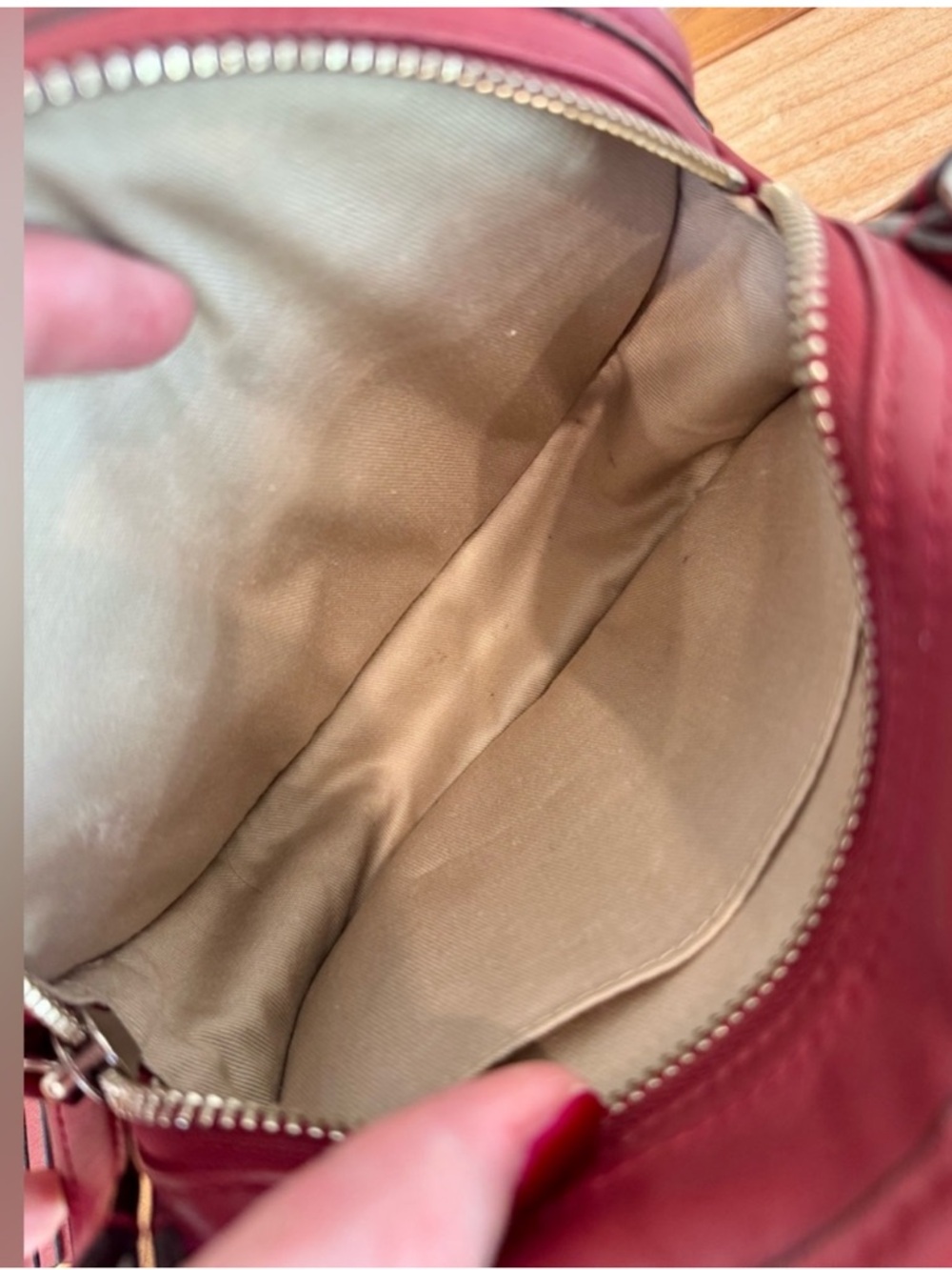 Coach Vintage Legacy Dark Red Canteen Crossbody Bag - Picture 10 of 10